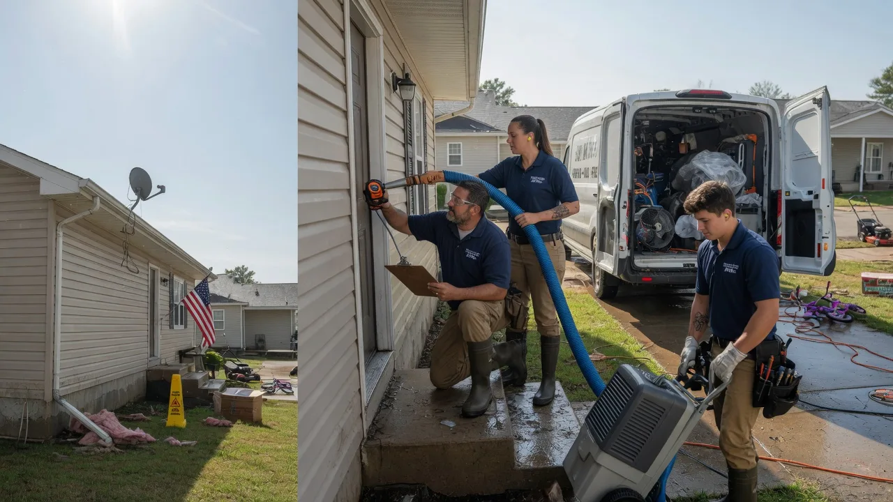 Ceiling Water Damage Restoration in Ideal, SD near me